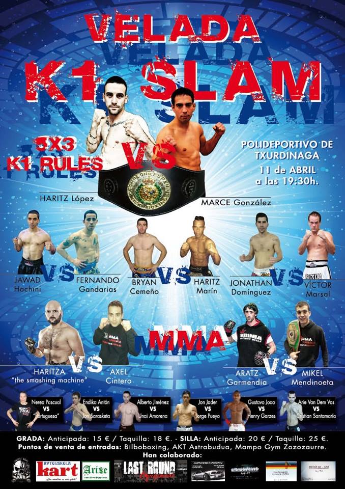 Cuatro navarros en el K1 Slam de Bilbao